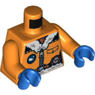 Lego tělo, oranžová (6073090)
